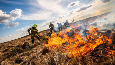 ​Płoną trzcinowiska w Biebrzańskim Parku Narodowym