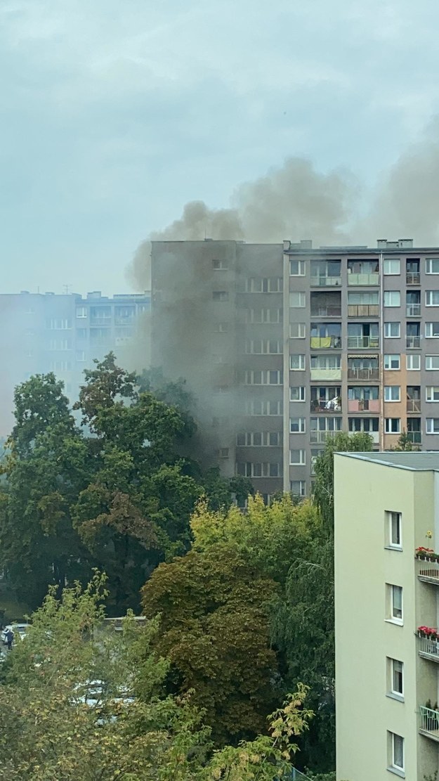 Płonące mieszkanie na Fabrycznej /Gorąca Linia RMF FM