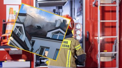 Płonie budynek ZUS w Sztumie. Konieczna ewakuacja