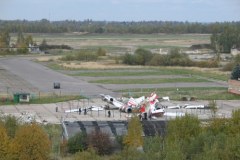 Płot wokół tupolewa