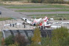 Płot wokół tupolewa