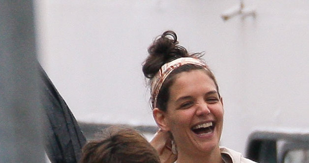 Plotki mówią, że Katie Holmes i Isabella nie najlepiej się dogadywały /Splashnews
