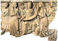 Plotyn, fragment sarkofagu, II w. p.n.e. /Encyklopedia Internautica