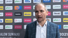 PlusLiga. Trener Andrzej Kowal (Ślepsk Malow Suwałki) po meczu z Indykpolem. wideo 