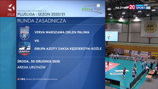 PlusLiga. Verva Warszawa Orlen Paliwa – Grupa Azoty ZAKSA Kędzierzyn-Koźle 1-3. Skrót meczu (POLSAT SPORT). Wideo