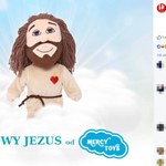 Pluszowy Jezus pod choinkę