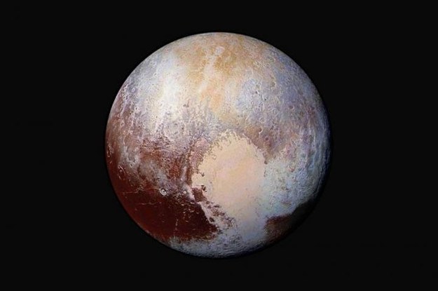 Pluton w obiektywie sondy New Horizons /NASA /Materiały prasowe
