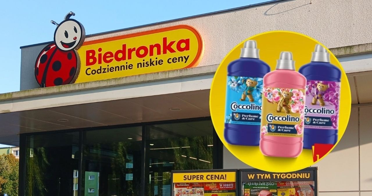 Płyny do płukania Coccolino za 1 zł w Biedronce! /adobestock/Biedronka /INTERIA.PL