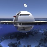 Pływający dom, który wygląda jak UFO
