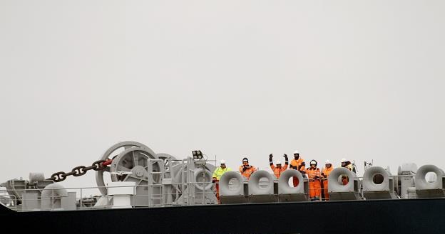 Pływający terminal LNG "Niepodległość" już w Kłajpedzie /EPA