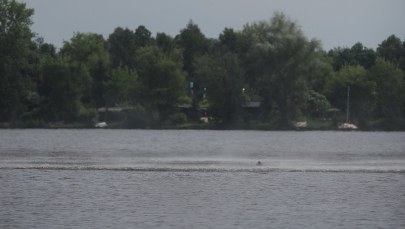 Pływał rowerem wodnym po jeziorze. Poszukiwania mężczyzny