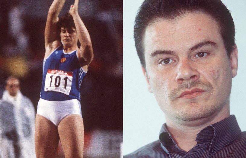Po lewej Heidi Krieger na zawodach w 1986. Po prawej ten sam zawodnik jako Andreas Krieger, 2001 /Jana Lange/Bongarts /Getty Images