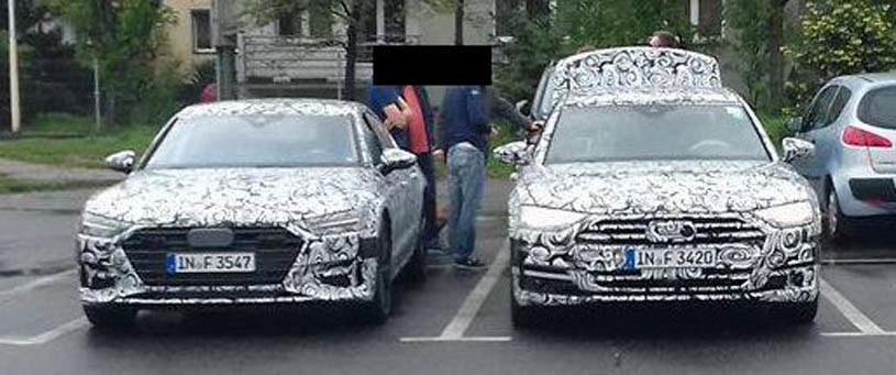 Po lewej nowe Audi A7, po prawej A8 /Informacja prasowa