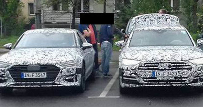 Po lewej nowe Audi A7, po prawej A8 /Informacja prasowa