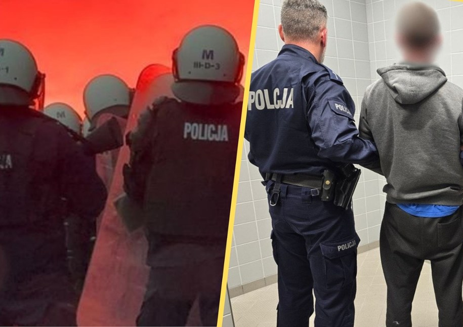 Po meczu Ruchu Chorzów z ŁKS-em Łódź na Stadionie Śląskim zatrzymano 19 osób, fot. https://chorzow.policja.gov.pl /