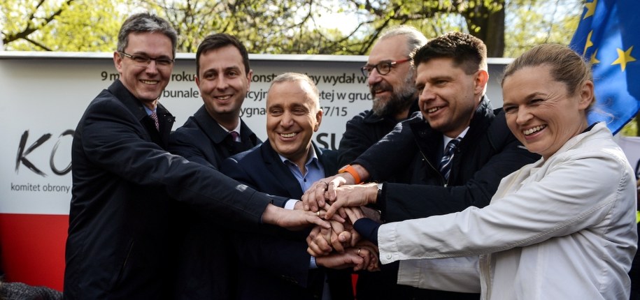 PO, Nowoczesna, KOD: 7 maja  marsz poparcia dla obecności Polski w UE /Jakub Kaminski /PAP