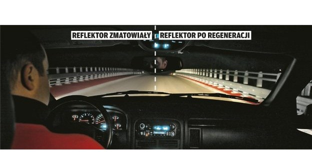 Po oczyszczeniu przednich kloszy i wkładów lampy świecą znacznie lepiej. /Motor