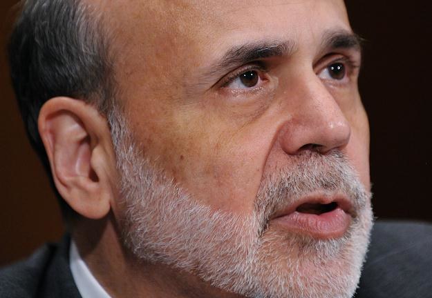 Po przemówieniu szefa banku centralnego Bena Bernanke sesja na Wall Street zakończyła się spadkami /AFP