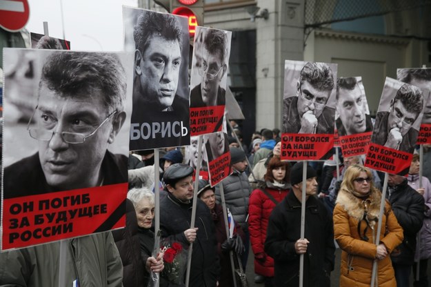 Po śmierci Borysa Niemcowa ulicami Moskwy przeszła kilkudziesięciotysięczna manifestacja / 	SERGEI ILNITSKY    /PAP/EPA