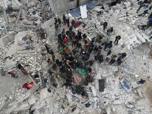 Po trzęsieniu ziemi w Syrii /AA/ABACA /PAP