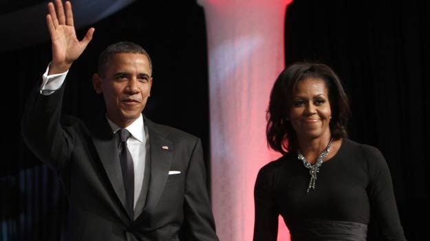 Po tylu latach Michelle Obama z pewnością znakomicie czuje się już w obecności kamer / fot. Pool /Getty Images/Flash Press Media