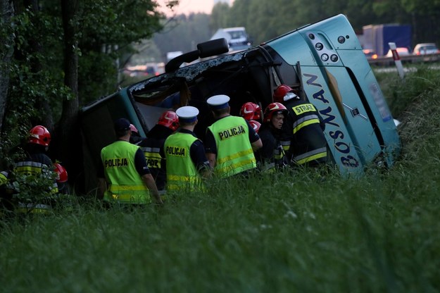 Po wypadku 49 osób trafiło do szpitali /Waldemar Deska /PAP