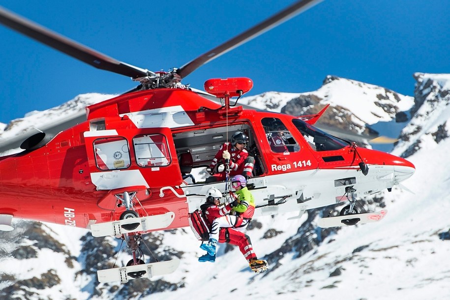 Po wypadku Niemka została przetransportowana do szpitala /JEAN-CHRISTOPHE BOTT /PAP/EPA