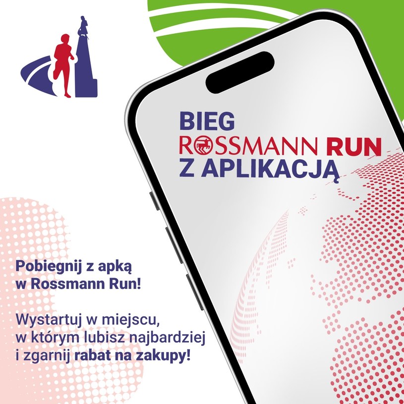 Pobiegnij z aplikacją Rossmann i zgarnij 50% rabatu na zakupy! /Rossmann / Materiały prasowe /INTERIA.PL