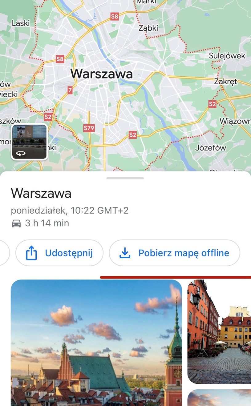 Pobieranie map Google. /Google Maps /materiał zewnętrzny