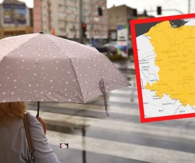 Pochmurnie i opady deszczu. IMGW wydał ostrzeżenia dla 15 województw