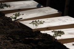 Pochówek ofiar ludobójstwa w Puźnikach. Galeria