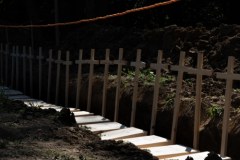 Pochówek ofiar ludobójstwa w Puźnikach. Galeria