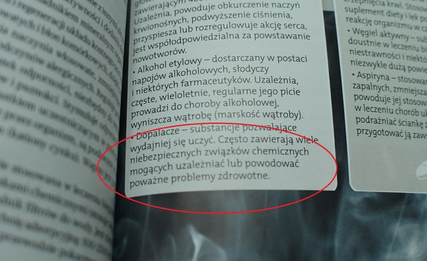 Pochwała dopalaczy w... podręczniku do chemii