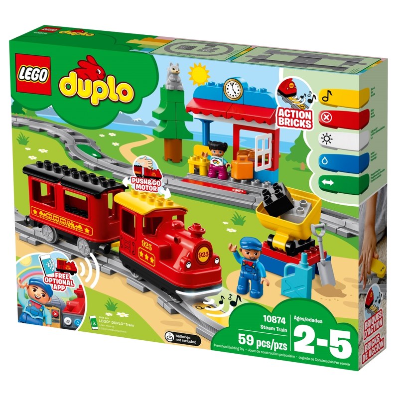 Pociąg parowy LEGO DUPLO /materiały prasowe