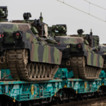 Pociąg pełen Abramsów. Czołgi jadą do polskich żołnierzy