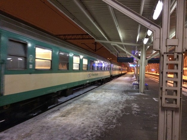 Pociąg po przyjeździe na dworzec do Lublina /Krzysztof Kot /RMF FM