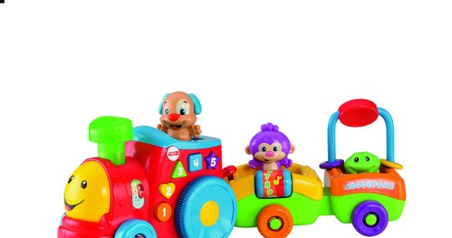 Pociąg szczeniaczka - nowa zabawka z linii "Ucz się i Śmiej" od Fisher-Price /materiały prasowe