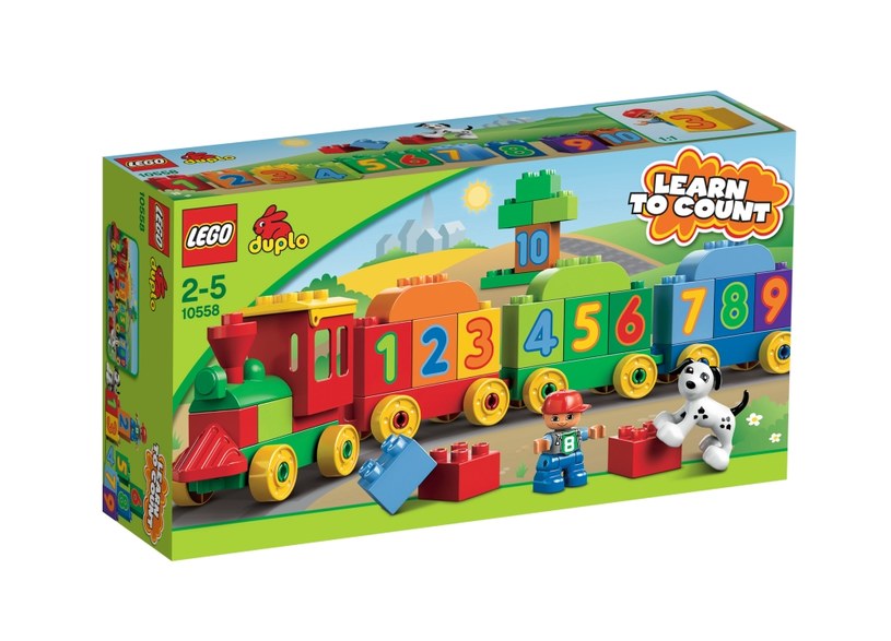 "Pociąg z cyferkami" LEGO DUPLO to propozycja dla dzieci w wieku od 2 do 5 lat. /materiały prasowe