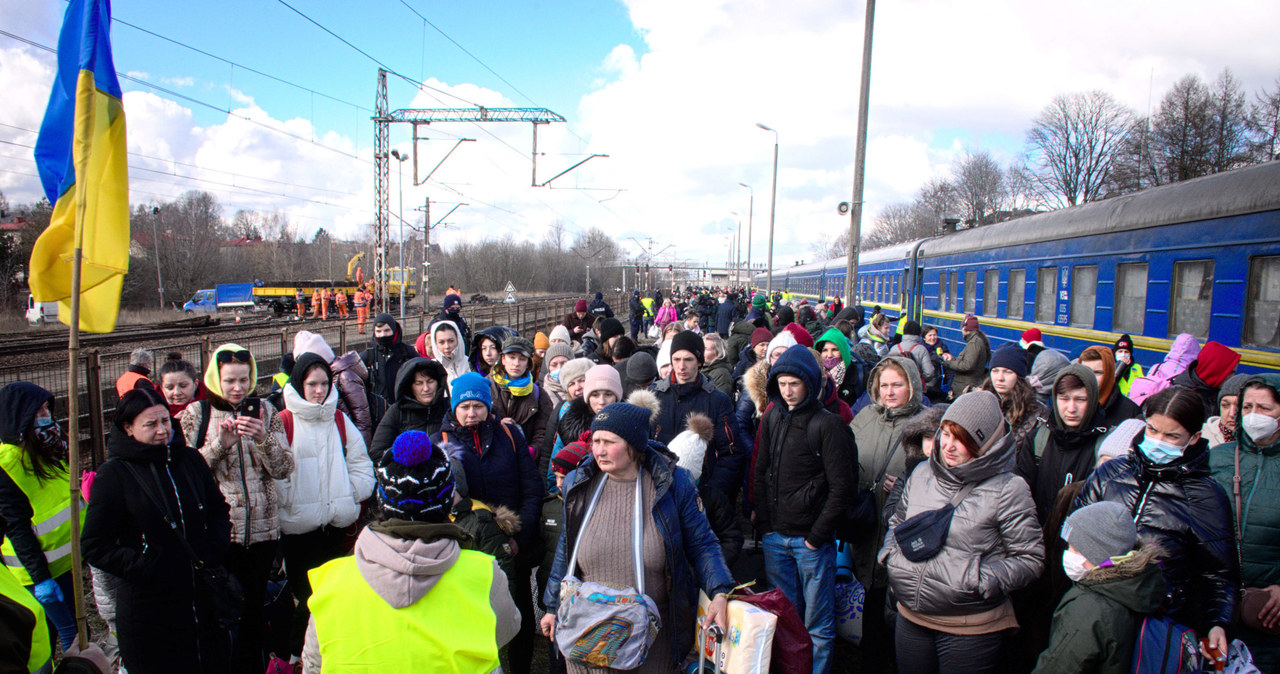 Pociąg z uchodźcami dotarł do Olkusza