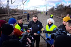 Pociąg z uchodźcami dotarł do Olkusza