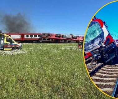 Pociąg zderzył się z ciężarówką w Wielkopolsce. Jedna osoba nie żyje, wielu poszkodowanych