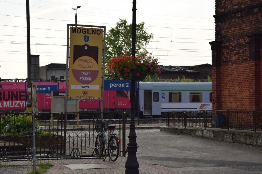 Pociąg został zatrzymany na stacji w Mogilnie /CMG24.pl /