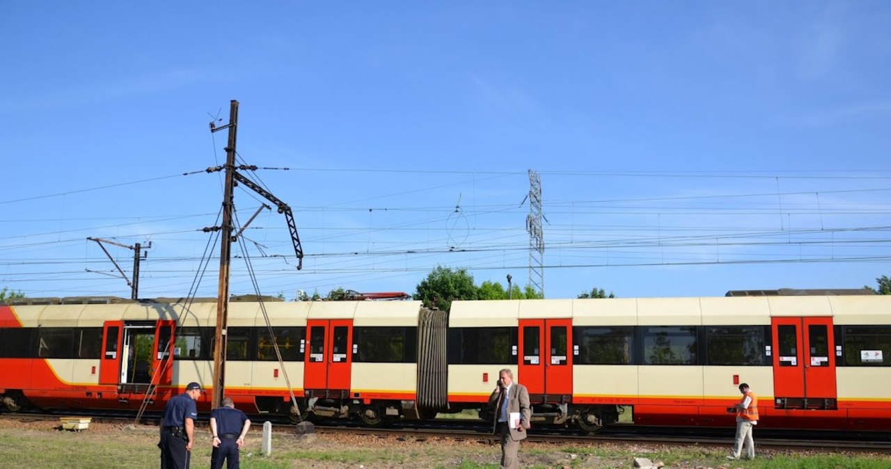 Pociągi zderzyły się w Warszawie