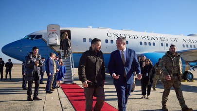 Pociągiem do Przemyśla, z Rzeszowa samolotem. Polska przystankiem Zełenskiego w drodze do USA 