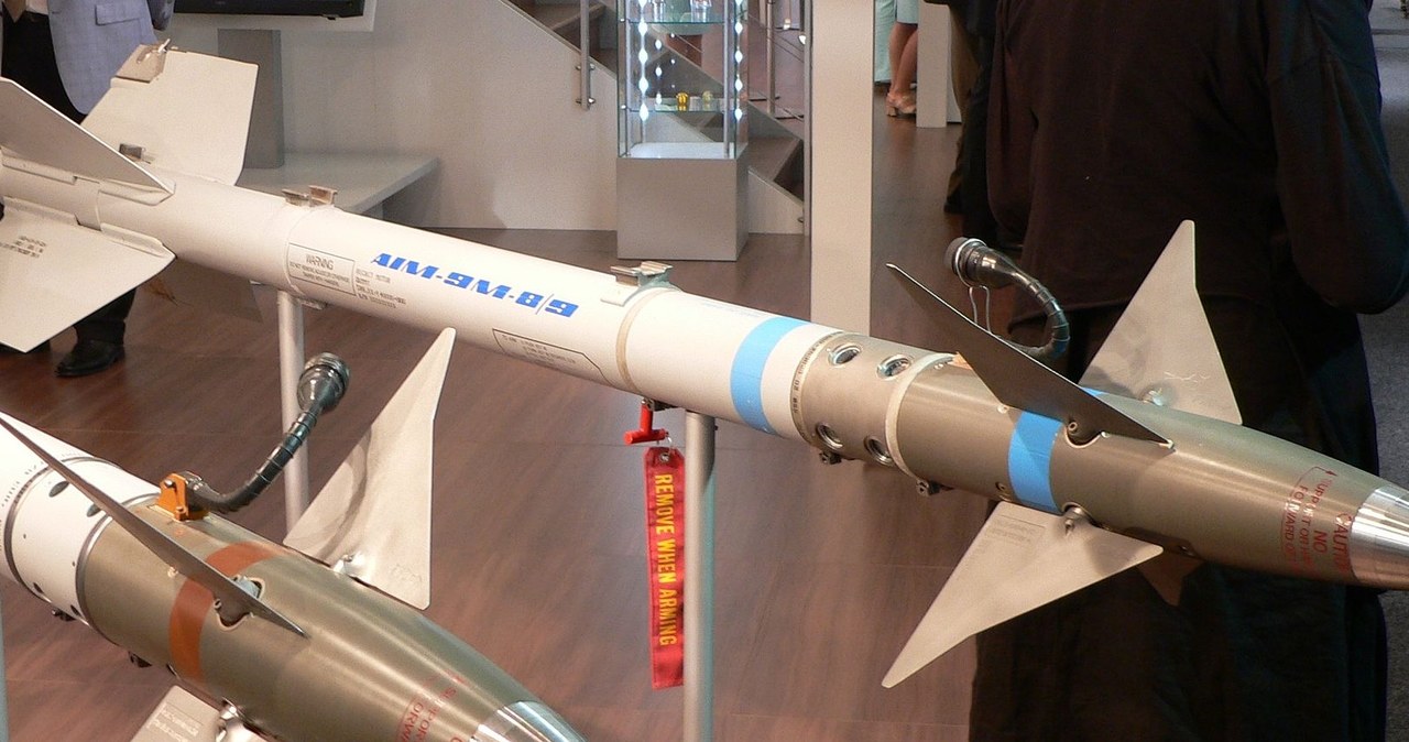 Pocisk AIM-9M Sidewinder /David Monniaux /Wikimedia