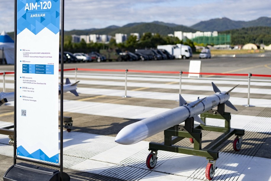 Pocisk AMRAAM/zdjęcie poglądowe /CHRIS JUNG/NurPhoto /East News