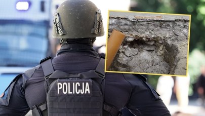 Pocisk utkwił w ścianie budynku. Ewakuacja mieszkańców