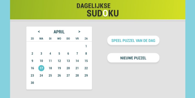 Początek gry online za darmo Daily Sudoku /Click.pl