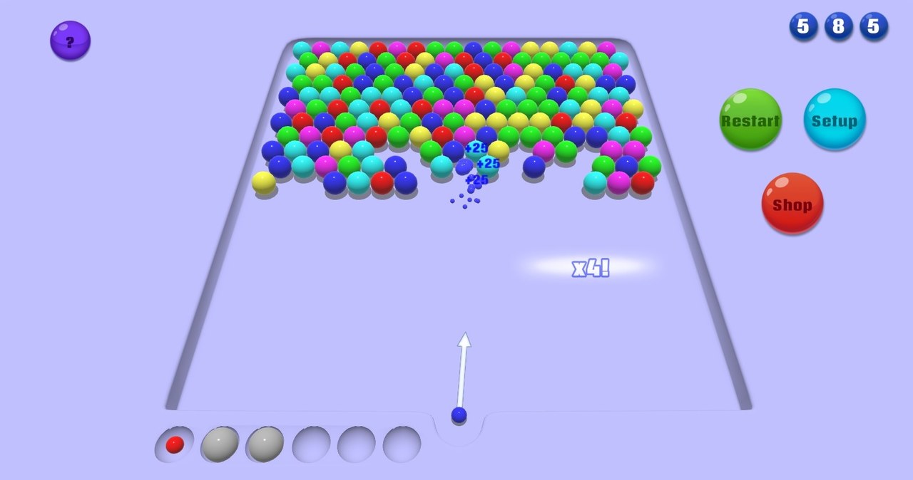 Początek gry online za darmo Kulki 3D /Click.pl