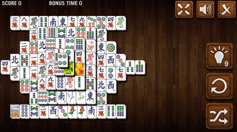Początek gry online za darmo Mahjong Delux Plus /Click.pl